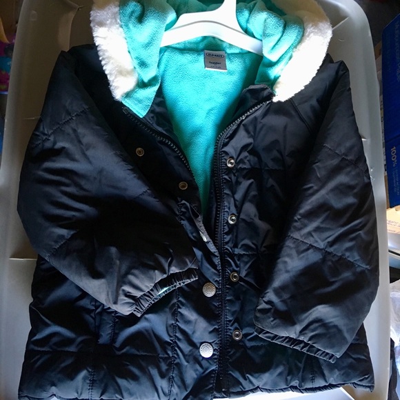 Toddler Puffer Fleece Jacket - Picture 1 of 8